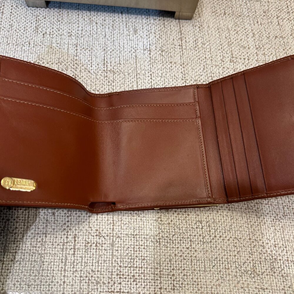 Vintage Fendi Zucca Bifold Wallet - Picture 6 of 13